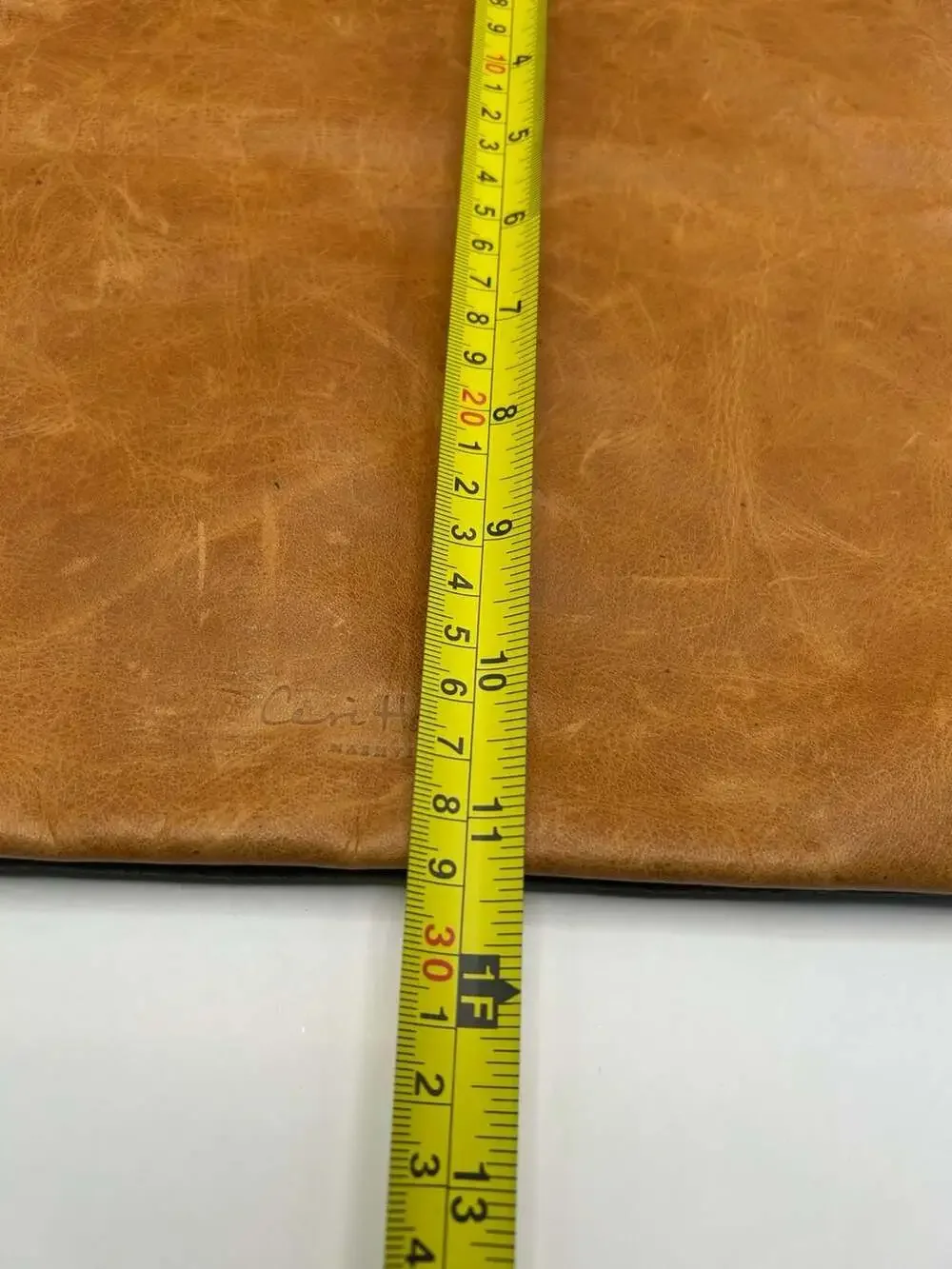 Ceri Hoover Nashville Two-Tone Leather Zippered Folio Clutch